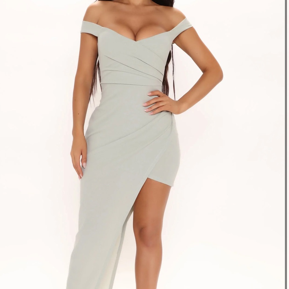 Sage Maxi dress